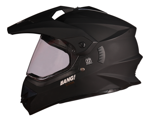 SB-42 Bang Single Visor Mat Black