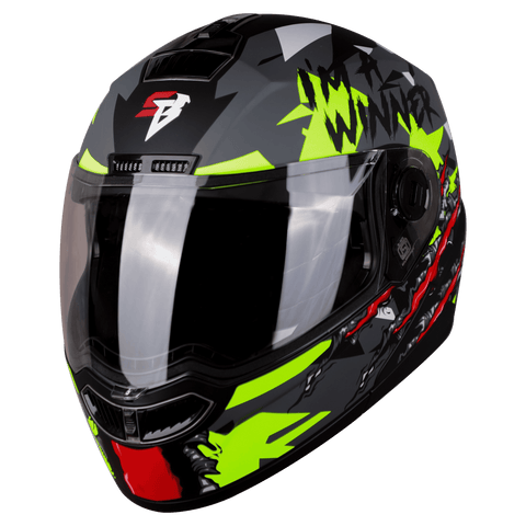 SBA-7 WINNER MAT BLACK FLUO NEON 580MM