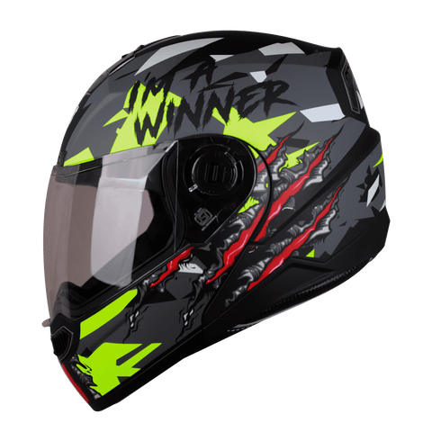 SBA-7 WINNER MAT BLACK FLUO NEON 580MM