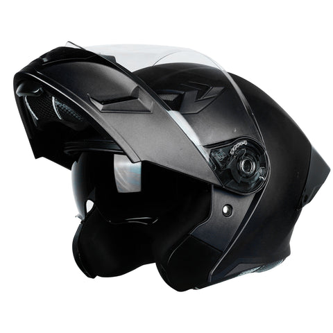 SBA-20 STEELBIRD GLOSS BLACK HELMET