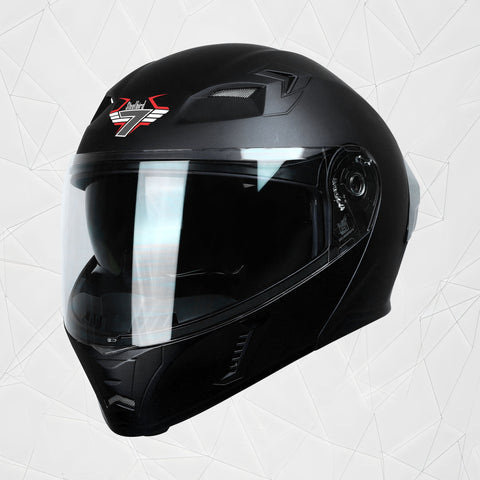 SBA-20 STEELBIRD GLOSS BLACK HELMET