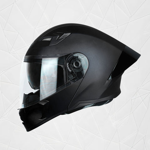 SBA-20 STEELBIRD GLOSS BLACK HELMET