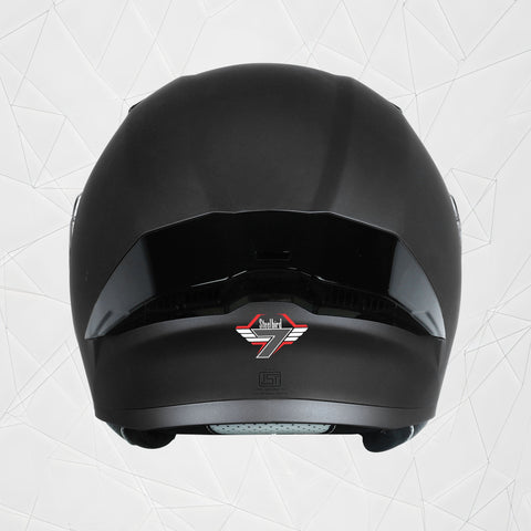 SBA-20 STEELBIRD GLOSS BLACK HELMET