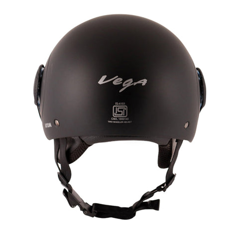 Atom Dull Black Helmet