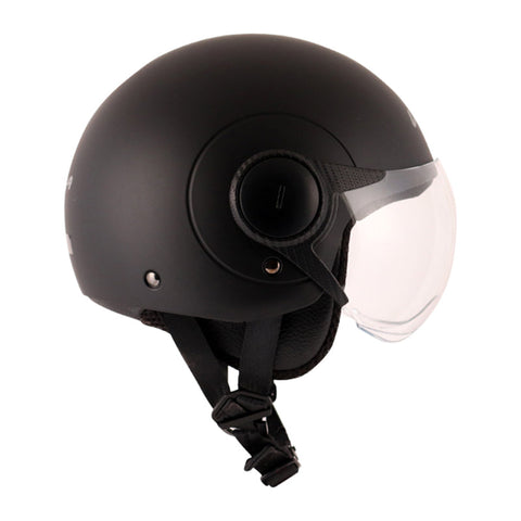 Atom Dull Black Helmet