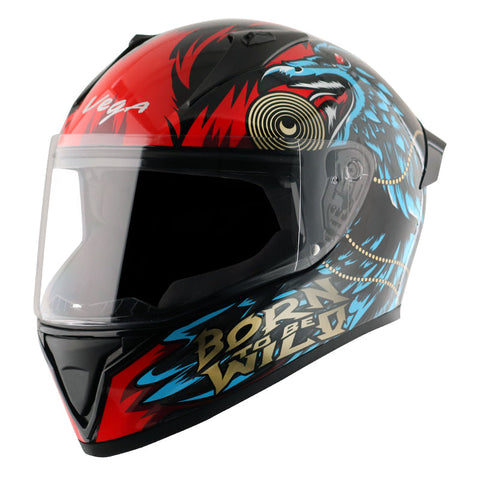 Bolt Wild Black Blue Helmet