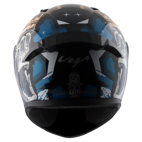 Bolt Crown Men Black Blue Helmet