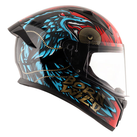 Bolt Wild Black Blue Helmet