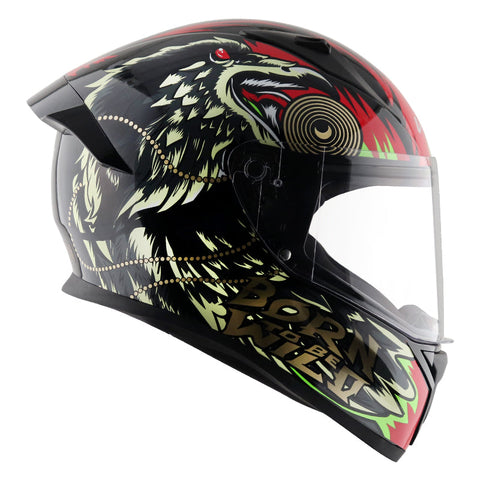 Bolt Wild Black Green Helmet