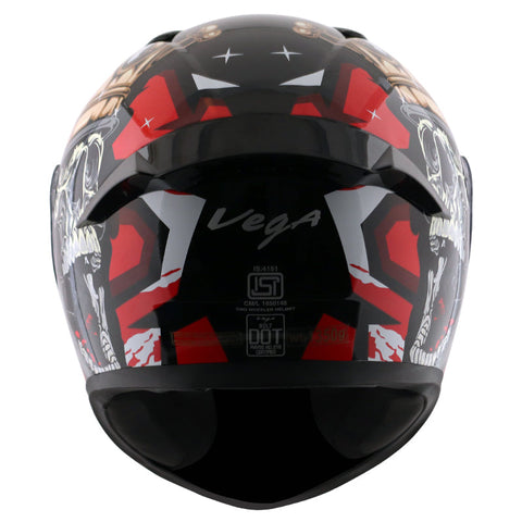 Bolt Crown Men Black Red Helmet