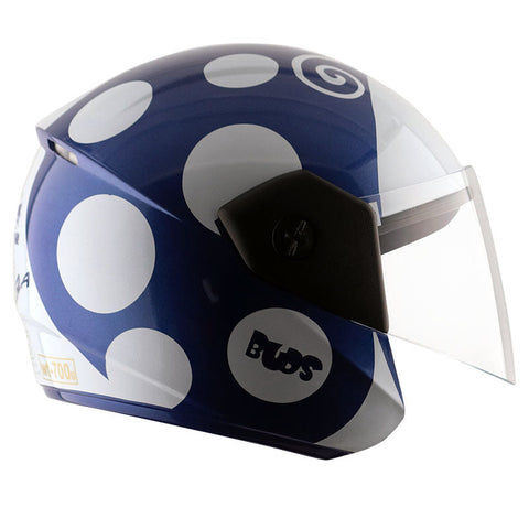 Junior Buds OF Beetle Blue White Helmet