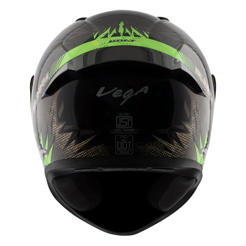 Bolt Bunny Black Green Helmet