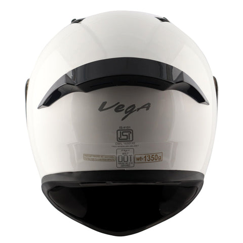 Bolt White Helmet