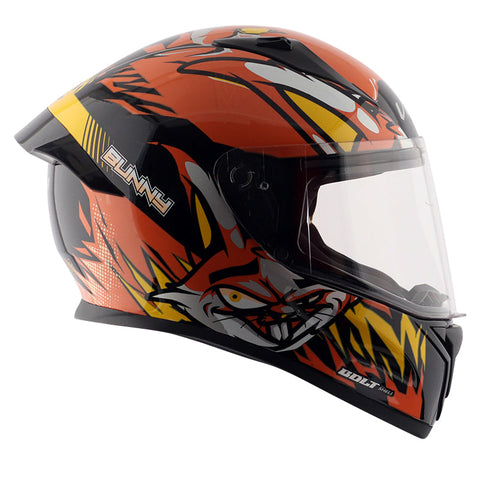 Bolt Bunny Black Orange Helmet