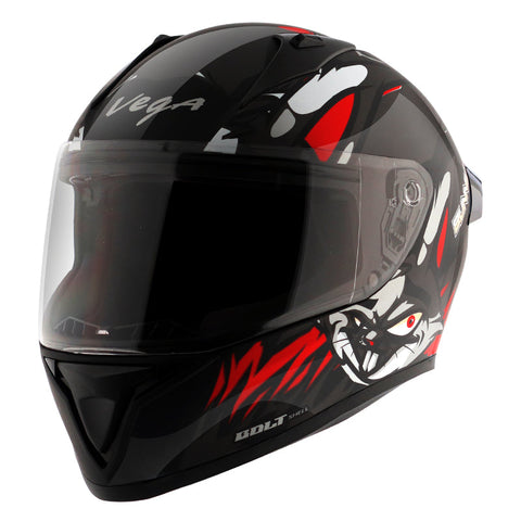 Bolt Bunny Black Red Helmet