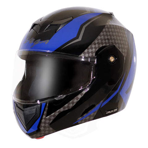 Crux Dx Checks Black Blue Helmet