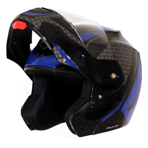 Crux Dx Checks Black Blue Helmet