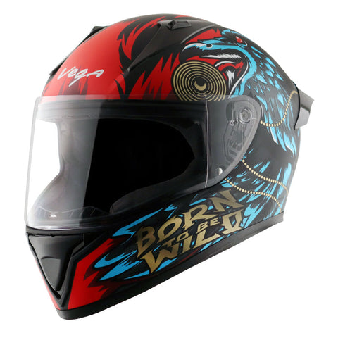 Bolt Wild Dull Black Blue Helmet