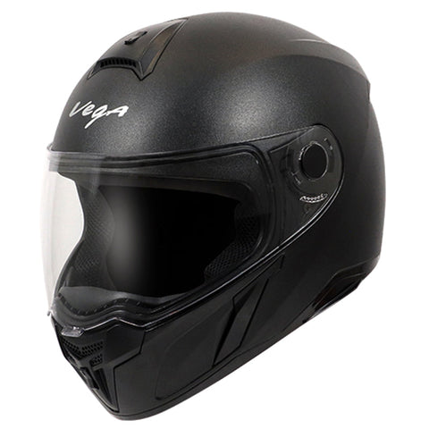 EVO Leather Finish Black Helmet