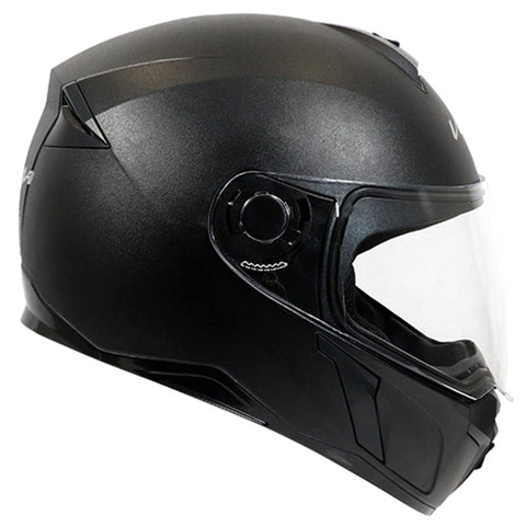 EVO Leather Finish Black Helmet