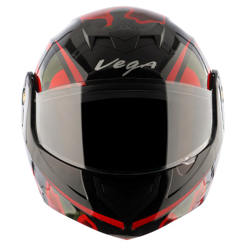 Crux Dx Fighter Black Red Helmet