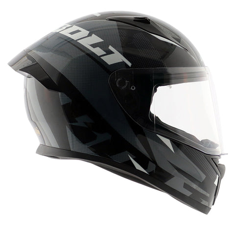 Bolt Macho Black Grey Helmet