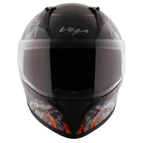 Bolt Octopus Black Orange Helmet