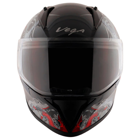 Bolt Octopus Black Red Helmet