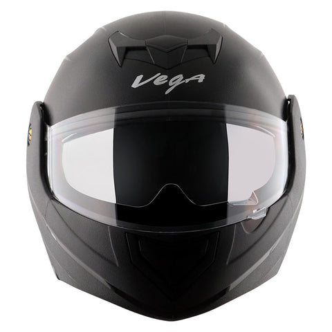 Crux Dual Visor Black Helmet