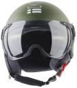 Steelbird KUKKA K-2 Motorbike Helmet  (MAT BATTLE GREEN)